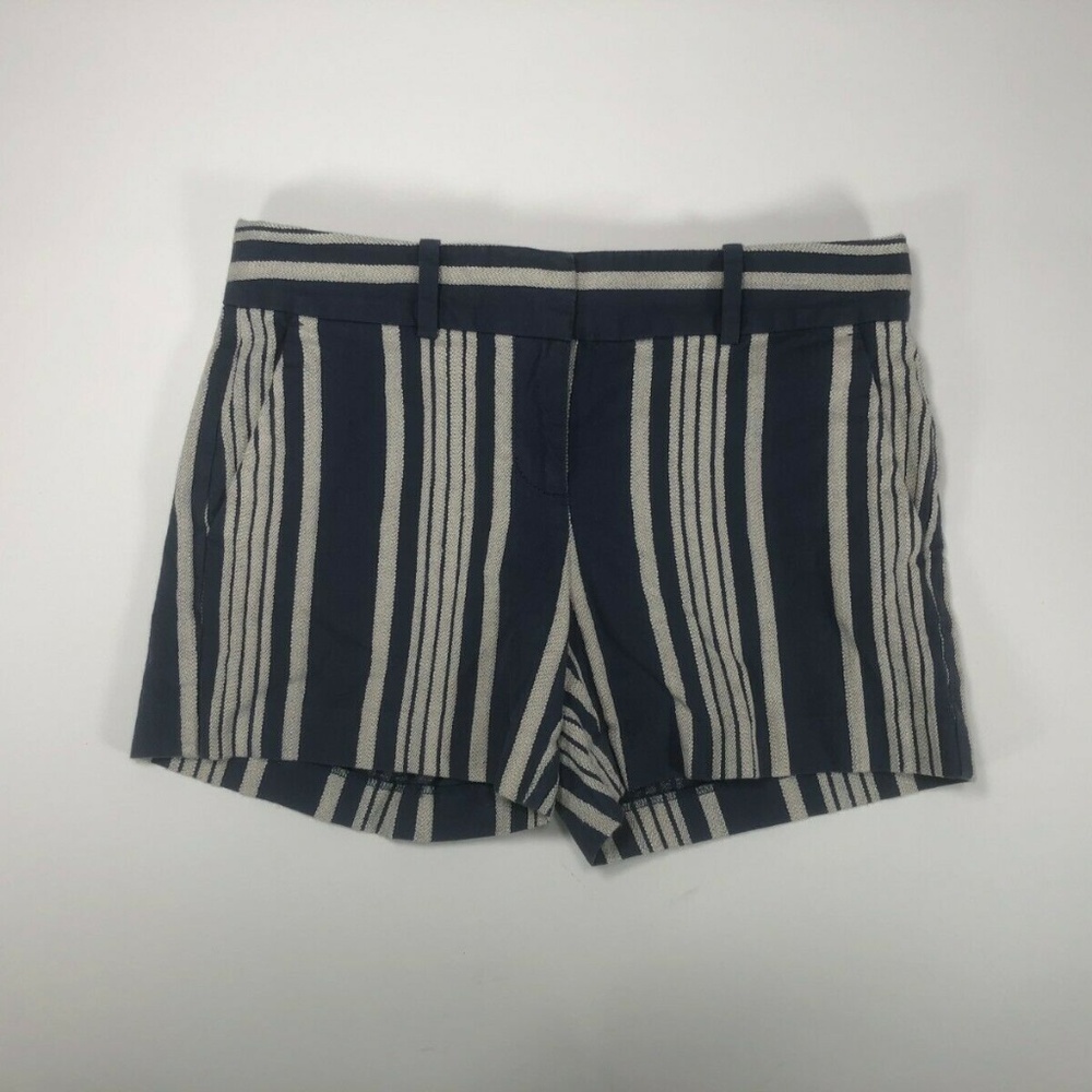 Ann Taylor Womens Shorts Blue & White Size 0